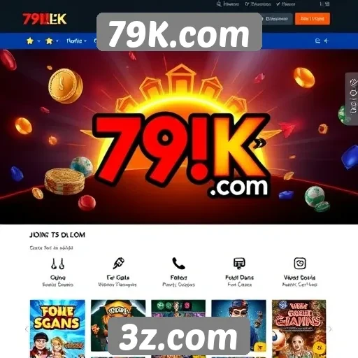 Análise das principais funcionalidades do site 79K.com